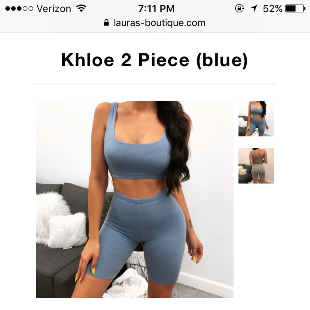 Laura's Boutique  biker short set